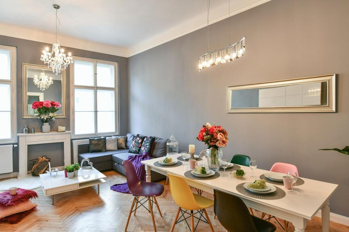 Cityscape Wenceslas Square Apartment Praag Buitenkant foto